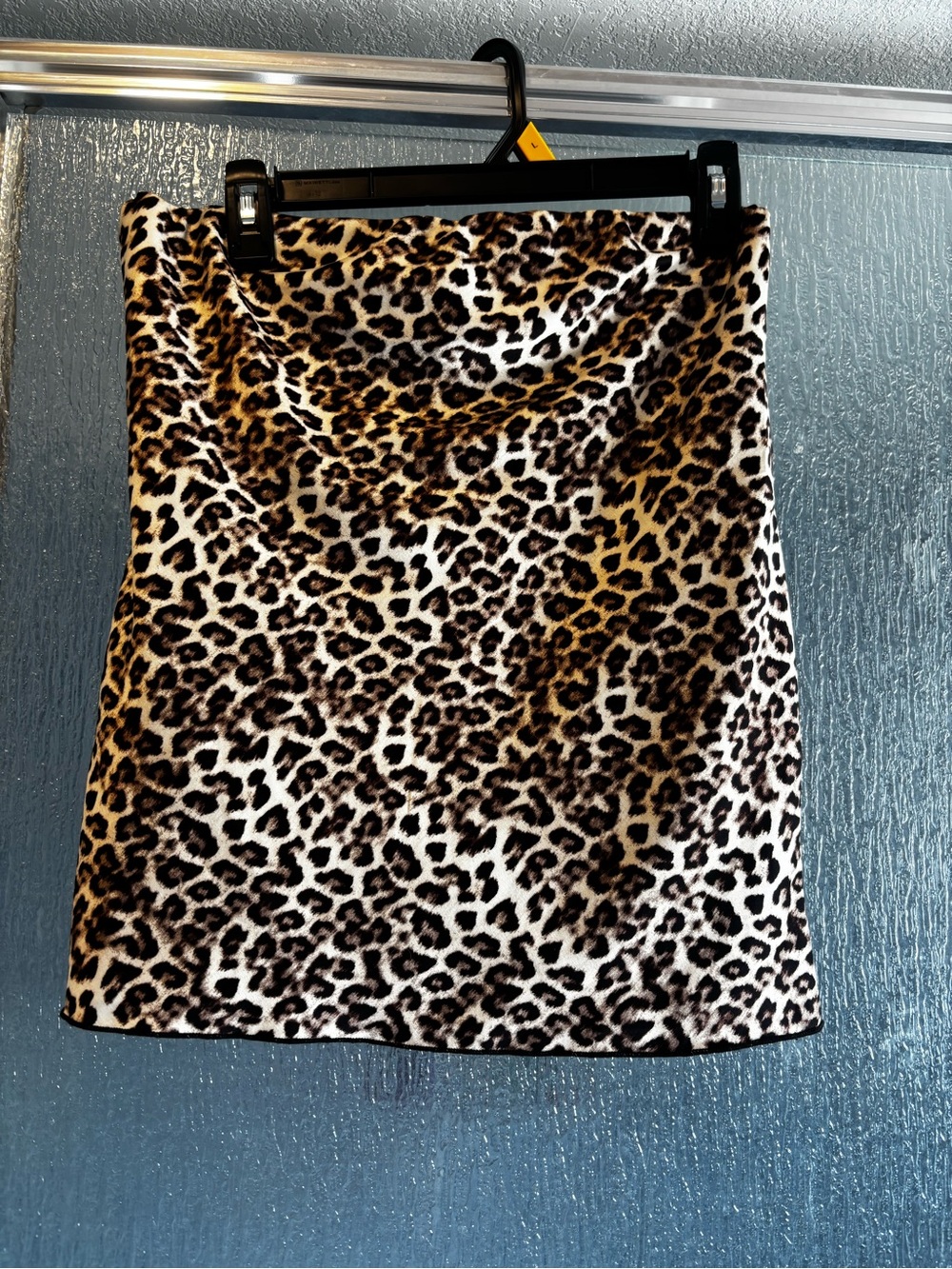 Leopard Print strapless top - Women